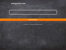 Tablet Screenshot of entergyonline.com